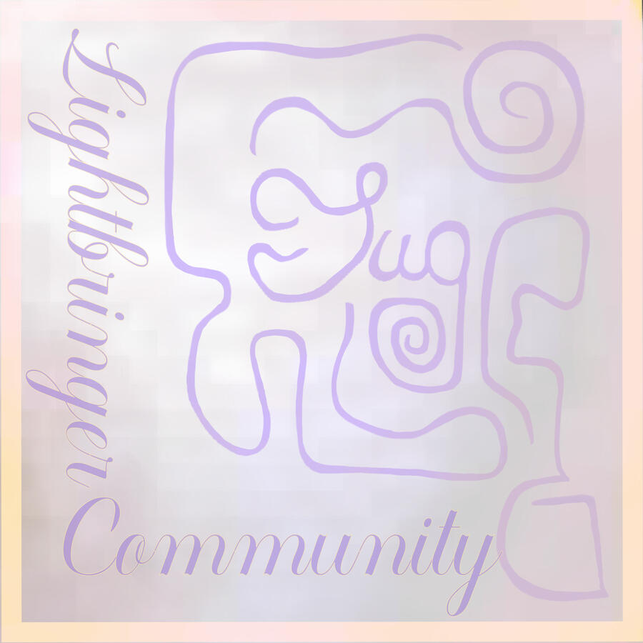 Logo is light code for Tug, a place in Andromeda area, where Lightbringers live.